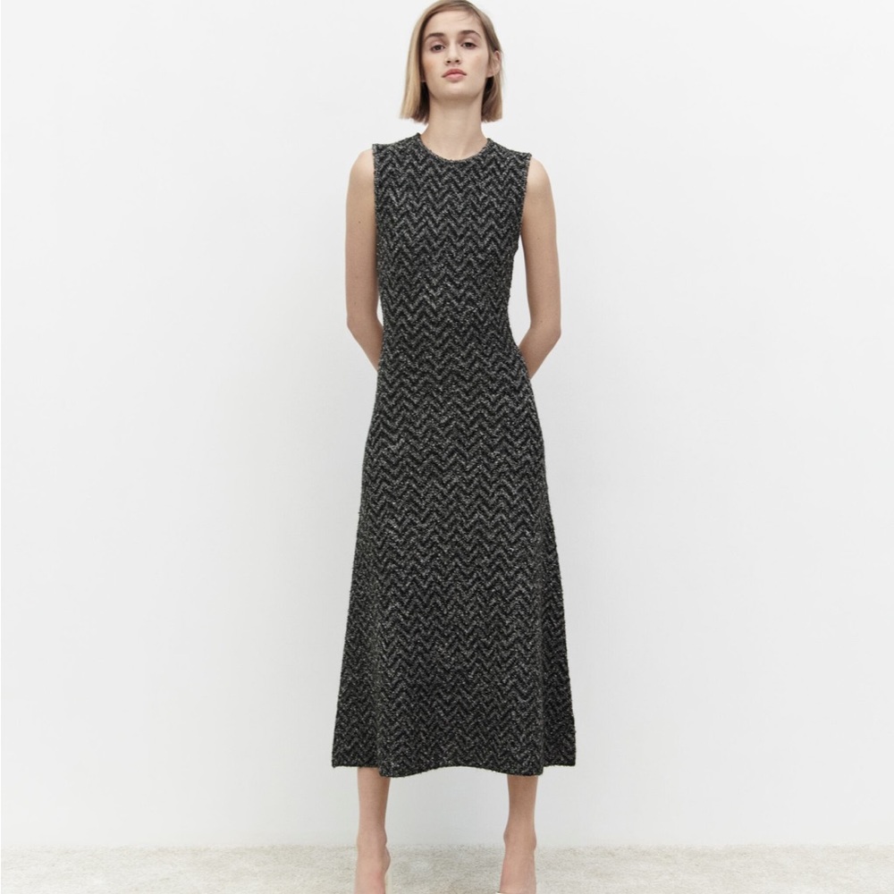 Jacquard knit dress